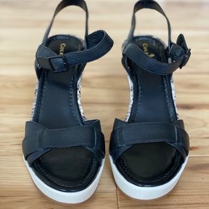 Cole Haan Wedge Leather Heels size 7.5